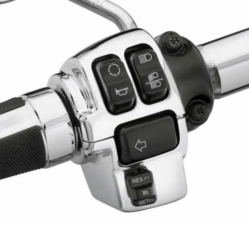 Harley Davidson Schaltergehäuse Kit, Chrom 4 Harley Davidson Schaltergehäuse Kit, Chrom – Bild 2