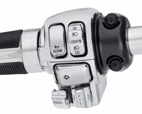 Harley Davidson Schalterkappen Chrom 4 Harley Davidson Schalterkappen Chrom – Bild 2