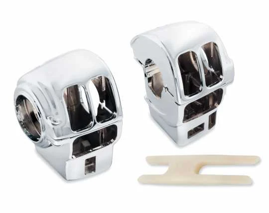 Harley Davidson Schaltergehäuse-Kit Chrom 3 Harley Davidson Schaltergehäuse-Kit Chrom