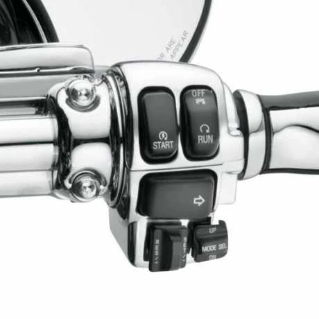 Harley Davidson Schaltergehäuse-Kit Chrom 4 Harley Davidson Schaltergehäuse-Kit Chrom – Bild 2