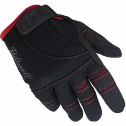 Biltwell Moto Gloves Handschuhe Schwarz / Rot -Motorradzubehör 88 9722v 38