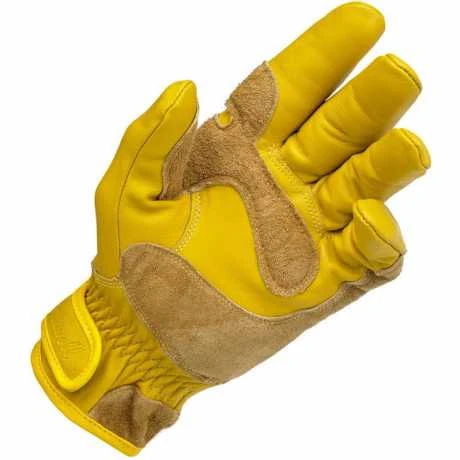Biltwell Work Gloves Handschuhe, Gelb 4 Biltwell Work Gloves Handschuhe, Gelb – Bild 2