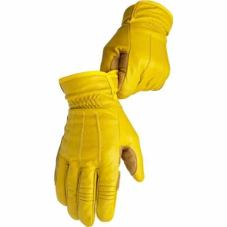 Biltwell Work Gloves Handschuhe, Gelb 5 Biltwell Work Gloves Handschuhe, Gelb – Bild 3