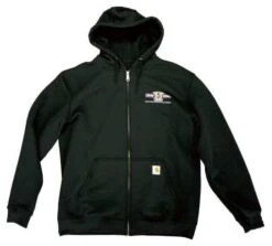 Custom Chrome Zip Hoodie Ride Unrivalled Midweight, Schwarz