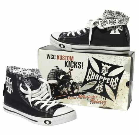 West Coast Choppers Sneaker Warrior Schwarz & Weiss 4 West Coast Choppers Sneaker Warrior Schwarz & Weiss – Bild 2