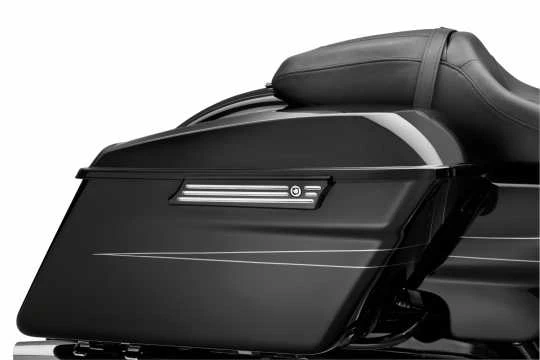Harley Davidson Billet Scharnierabdeckung Für Satteltaschen - Edge Cut 4 Harley Davidson Billet Scharnierabdeckung Für Satteltaschen - Edge Cut – Bild 2