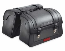 Harley Davidson Abnehmbare Satteltaschen Vinyl Schwarz