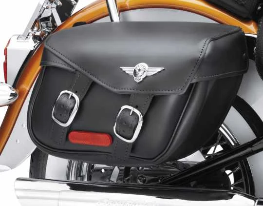 Harley Davidson Leder-Satteltaschen Im Fat Boy Style 4 Harley Davidson Leder-Satteltaschen Im Fat Boy Style – Bild 2