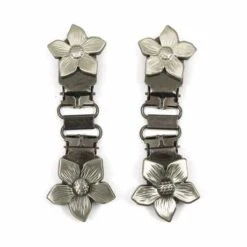 Ryder Front Laced Boot Clips Flower