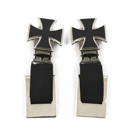 Ryder Front Stirrups Boot Clips Maltese Cross 3 Ryder Front Stirrups Boot Clips Maltese Cross