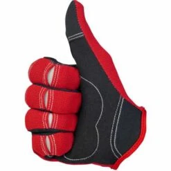 Biltwell Moto Gloves Handschuhe Rot / Schwarz / Weiß -Motorradzubehör 91 0941v 32