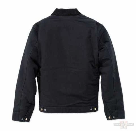 Carhartt Duck Detroit Jacke Schwarz 4 Carhartt Duck Detroit Jacke Schwarz – Bild 2