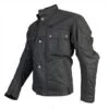 By City Belfast Waxed Jacke Schwarz