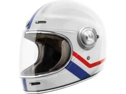 Torc T-1 Retro Integralhelm Allegiance Weiß ECE