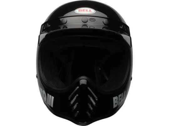 Bell Moto-3 Retro Dirt Bike Helm Schwarz 4 Bell Moto-3 Retro Dirt Bike Helm Schwarz – Bild 2