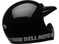 Bell Moto-3 Retro Dirt Bike Helm Schwarz 13 Bell Moto-3 Retro Dirt Bike Helm Schwarz -Motorradzubehör 92 2565v 61
