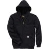 Carhartt Zip Hoodie Midweight Schwarz -Motorradzubehör 92 3018v1