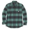 Carhartt Rugged Flex Midweight Flannelhemd Slate Grün