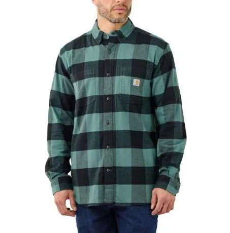 Carhartt Rugged Flex Midweight Flannelhemd Slate Grün 4 Carhartt Rugged Flex Midweight Flannelhemd Slate Grün – Bild 2