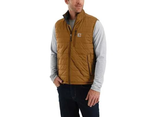 Carhartt Weste Rain Defender Leicht Isoliert Braun 4 Carhartt Weste Rain Defender Leicht Isoliert Braun – Bild 2