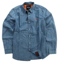 Roeg Bear Premium Denim Shirt Hellblau