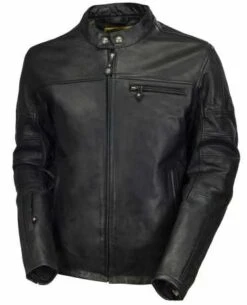 Roland Sands Ronin Lederjacke Schwarz