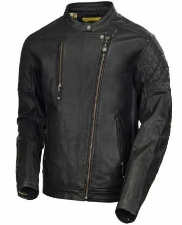 Roland Sands Clash Lederjacke Schwarz 3 Roland Sands Clash Lederjacke Schwarz
