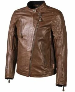 Roland Sands Clash Lederjacke Tobacco Braun