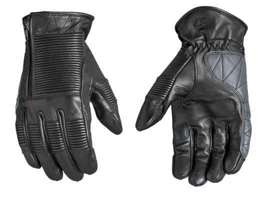 Roland Sands Bronzo Leder Handschuhe Schwarz 3 Roland Sands Bronzo Leder Handschuhe Schwarz