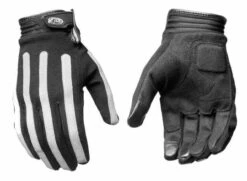 Roland Sands Strand Textil Handschuhe Schwarz/weiß