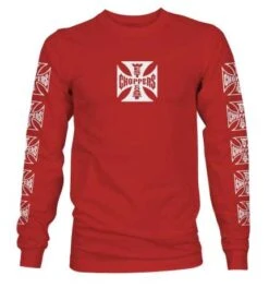 West Coast Choppers Og Logo ATX Longsleeve Rot