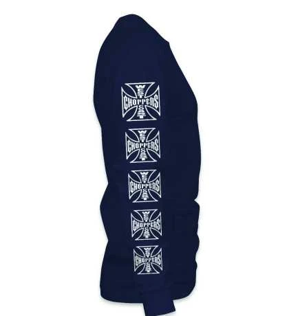 West Coast Choppers Og Logo Atx Longsleeve Navy Blau 6 West Coast Choppers Og Logo Atx Longsleeve Navy Blau – Bild 4