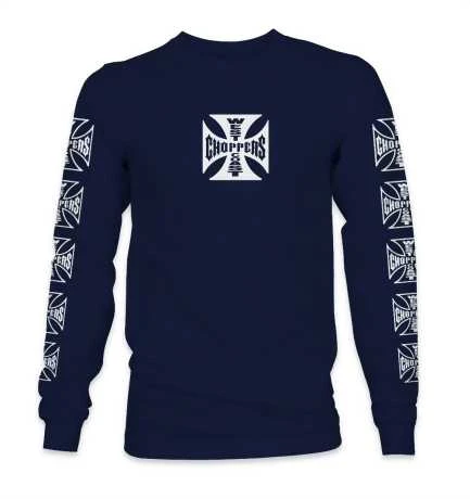 West Coast Choppers Og Logo Atx Longsleeve Navy Blau 3 West Coast Choppers Og Logo Atx Longsleeve Navy Blau
