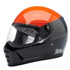 Biltwell Lane Splitter Helm Podium Orange/grau