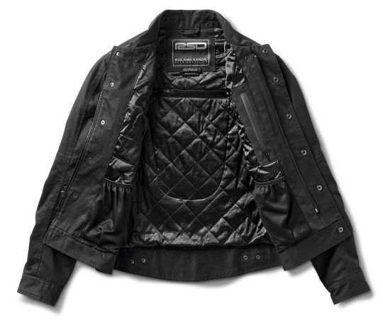 Roland Sands Dawson Jacke Waxed Schwarz 6 Roland Sands Dawson Jacke Waxed Schwarz – Bild 4