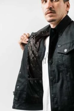 Roland Sands Stanley Weste Schwarz 11 Roland Sands Stanley Weste Schwarz -Motorradzubehör 925874v 5