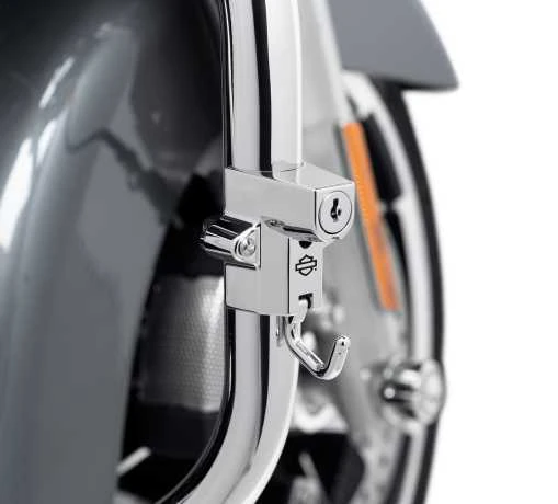 Harley Davidson Universal Mount Helmschloss Chrom 4 Harley Davidson Universal Mount Helmschloss Chrom – Bild 2
