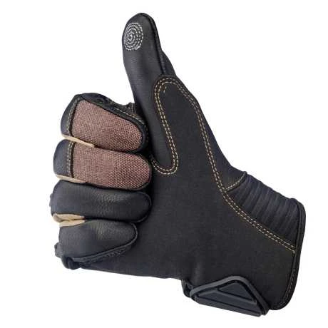 Biltwell Bridgeport Handschuhe Braun/schwarz 7 Biltwell Bridgeport Handschuhe Braun/schwarz – Bild 5