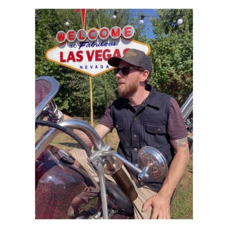 13 1/2 Rain Splitter Denim Weste Schwarz 6 13 1/2 Rain Splitter Denim Weste Schwarz – Bild 4