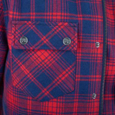 Segura Sierra Motorrad Hemd Navy Blau/rot 5 Segura Sierra Motorrad Hemd Navy Blau/rot – Bild 3