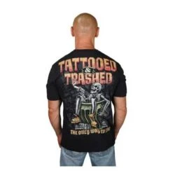 Lethal Threat Tattooed & Trashed T-shirt Schwarz 7 Lethal Threat Tattooed & Trashed T-shirt Schwarz -Motorradzubehör 938076k