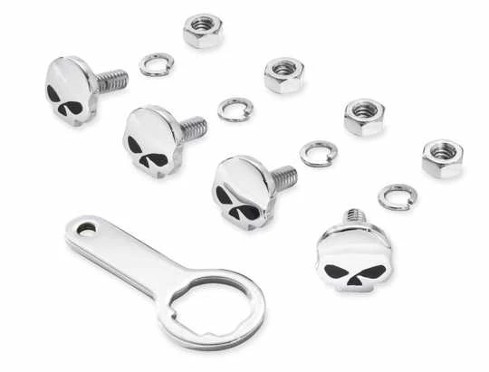 Harley Davidson Skull Nummernschild-Montagezubehör 3 Harley Davidson Skull Nummernschild-Montagezubehör