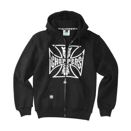 West Coast Choppers Og Logo Zip Hoodie Schwarz 3 West Coast Choppers Og Logo Zip Hoodie Schwarz