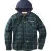 West Coast Choppers Sherpa Lined Flannel Jacke Blau/grün -Motorradzubehör 946686v1