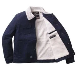 West Coast Choppers Sherpa Lined Jeansjacke Blau -Motorradzubehör 946704v 31