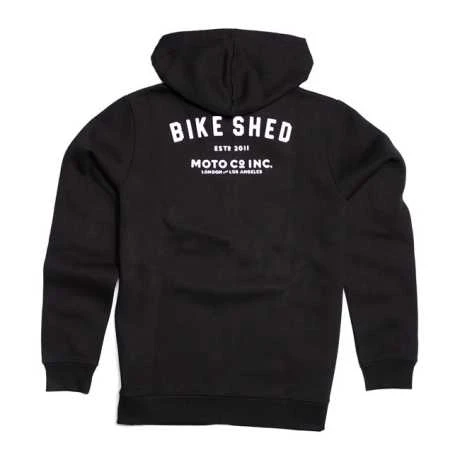 BSMC Bike Shed Estd. Zip Hoodie Schwarz 4 BSMC Bike Shed Estd. Zip Hoodie Schwarz – Bild 2