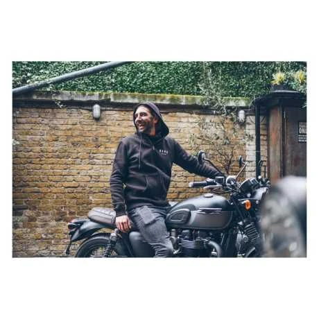 BSMC Bike Shed Estd. Zip Hoodie Schwarz 5 BSMC Bike Shed Estd. Zip Hoodie Schwarz – Bild 3