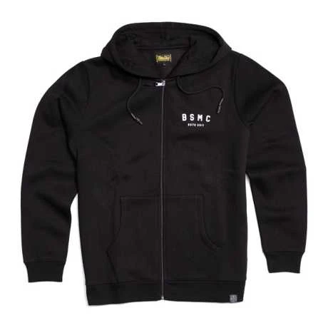 BSMC Bike Shed Estd. Zip Hoodie Schwarz 3 BSMC Bike Shed Estd. Zip Hoodie Schwarz