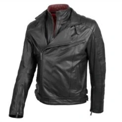 By City Lederjacke Kings Schwarz
