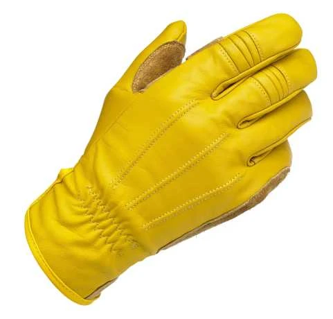 Biltwell Work Gloves Handschuhe, Gelb 3 Biltwell Work Gloves Handschuhe, Gelb